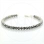 925 Sterling Silver Bracelet (Black Rhodium Silver Beads)