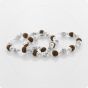 800 Silver Baby Bangle Bracelet (Rudraksh Beads)