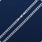 925 Silver Square Curb Neck Chains (Solid - 6.30mm)