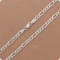 925 Silver Figaro Neck Chains (Solid - 4.50mm)