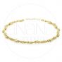 925 Silver Anklets ( Gold Plated )