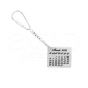 925 Silver Customized Calendar Keychain