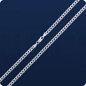 925 Silver Curb Neck Chains (Solid - 3.50mm)