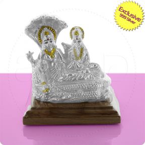 999 Silver idols (Vishnuji-Laxmiji)