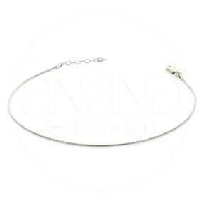 925 Silver Anklets ( Rhodium & Gold Plated )