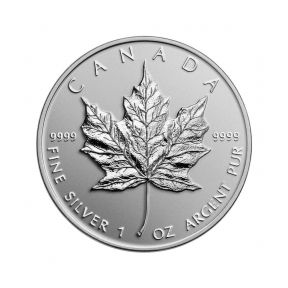 9999 Silver Canadian Leaf Coin (1 troy ounce)