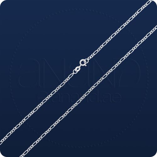 925 Silver Figaro Neck Chains (1.75mm)