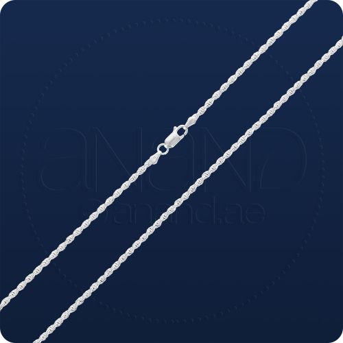 925 Silver Rope Neck Chains (2.25mm)