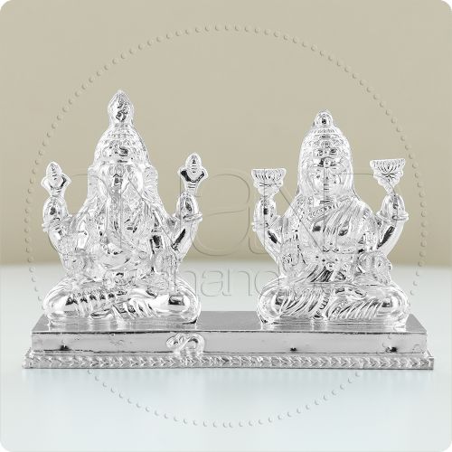 925 Silver idols (Ganeshji-Laxmiji)